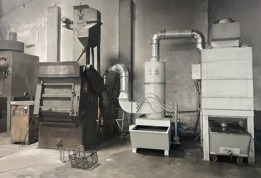 鐵製品拋（pāo）丸機除塵